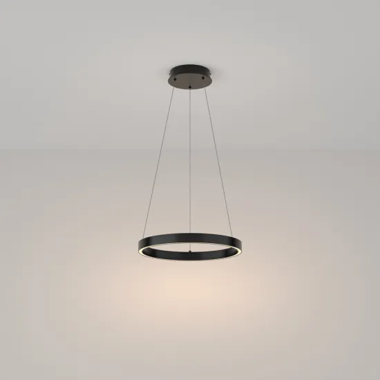 Maytoni Rim fekete LED függesztett lámpa (MAY-MOD058PL-L22B3K) LED 1 izzós IP20