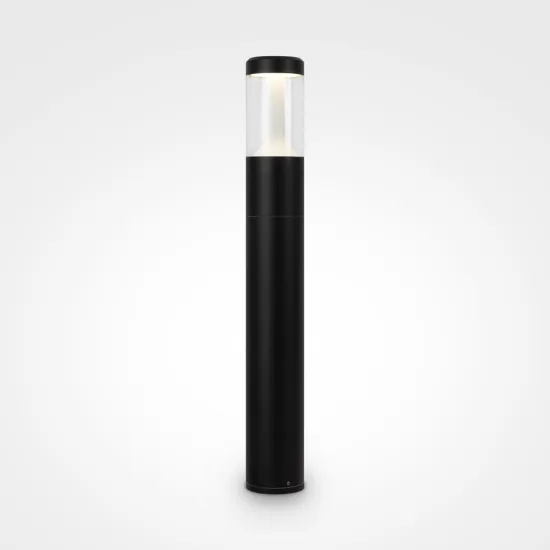 Maytoni Koln fekete-átlátszó kültéri LED állólámpa (MAY-O590FL-L8B4K1) LED 1 izzós IP54