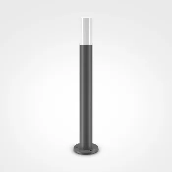 Maytoni Willis fekete-fehér kültéri állólámpa (MAY-O418FL-01GR1) E27 1 izzós IP54