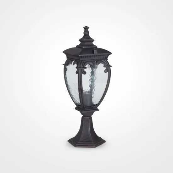 Maytoni Fleur bronz-átlátszó kültéri állólámpa (MAY-O414FL-01BZ) E27 1 izzós IP44