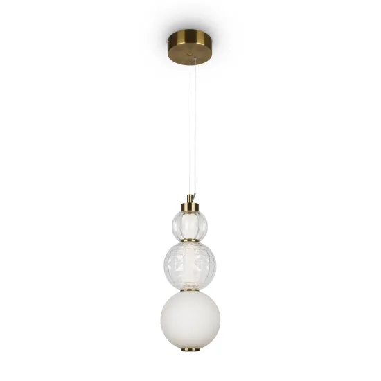 Maytoni Collar arany-fehér LED függesztett lámpa (MAY-P069PL-L16G3K) LED 1 izzós IP20