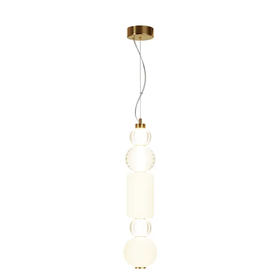 Maytoni Collar arany-fehér LED függesztett lámpa (MAY-P069PL-L35G3K1) LED 1 izzós IP20