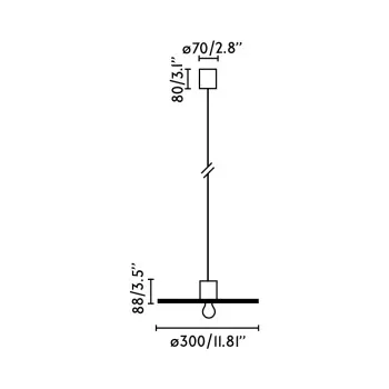 Faro Confetti fekete-fehér függesztett lámpa (FAR-68600-50) E27 1 izzós IP20