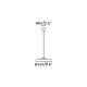 Faro Cosmos bronz-fekete LED függesztett lámpa (FAR-64224) LED 1 izzós IP20