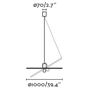Faro Costas fekete-barna függesztett lámpa (FAR-68590-70) E27 1 izzós IP20