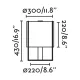 Faro Drum fekete-szürke asztali lámpa (FAR-24020-32) E27 1 izzós IP20
