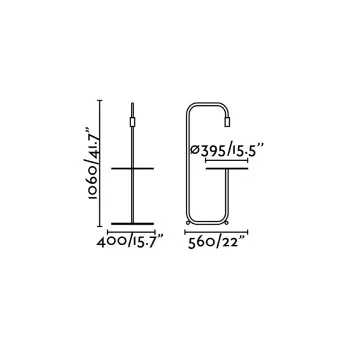 Faro Guest fekete állólámpa (FAR-01046) E27 1 izzós IP20