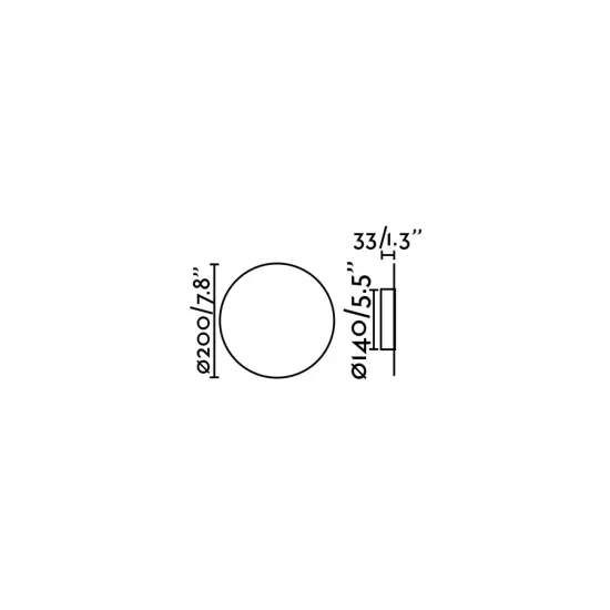 Faro Luna fehér LED fali lámpa (FAR-63225) LED 1 izzós IP20