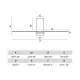 Faro Mini Punt Tub S fehér fényforrás nélküli mennyezeti ventilátor (FAR-33832WP)   IP20