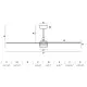 Faro Punt M fehér fényforrás nélküli mennyezeti ventilátor (FAR-33814WP)   IP20
