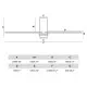 Faro Punt Tub M fehér LED mennyezeti csillár ventilátor (FAR-33828WP-1TW) LED 1 izzós IP20