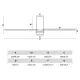 Faro Punt Tub M fehér-barna LED mennyezeti csillár ventilátor (FAR-33829WP-1TW) LED 1 izzós IP20