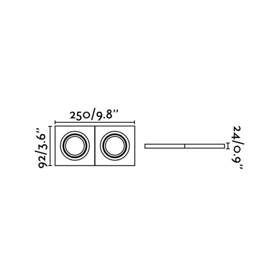 Faro Radon fehér beépíthető lámpa (FAR-43397) GU10 2 izzós IP20 Faro Radon fehér beépíthető lámpa (FAR-43397) GU10 2 izzós IP20