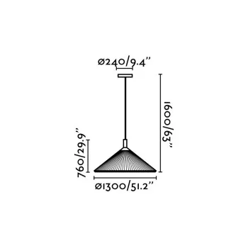 Faro Saigon in fekete függesztett lámpa (FAR-20124) E27 4 izzós IP20