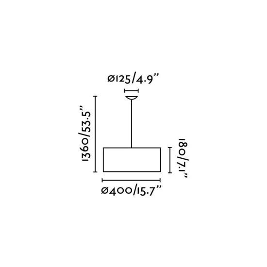 Faro Seven fehér függesztett lámpa (FAR-68283) E27 2 izzós IP20