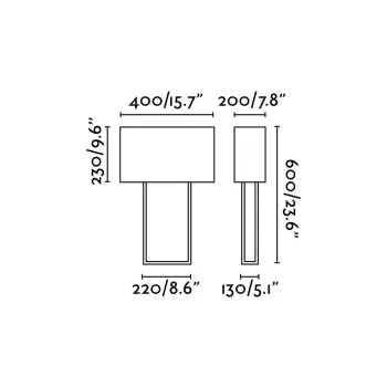 Faro Vesper barna-bézs asztali lámpa (FAR-29985) E27 2 izzós IP20