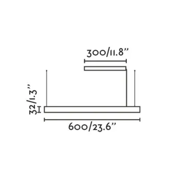 Faro Vico fekete LED függesztett lámpa (FAR-61101) LED 1 izzós IP20