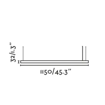 Faro Vico fekete LED függesztett lámpa (FAR-61104) LED 1 izzós IP20