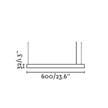 Faro Vico fekete LED függesztett lámpa (FAR-61105) LED 1 izzós IP20