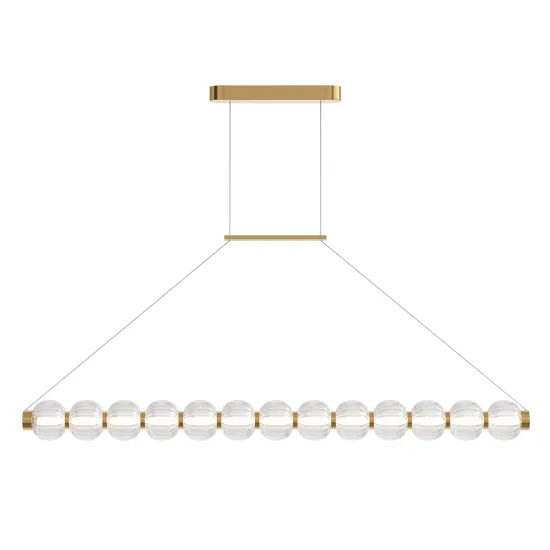Maytoni Amulet arany-átlátszó LED függesztett lámpa (MAY-MOD555PL-L18G3K) LED 1 izzós IP20