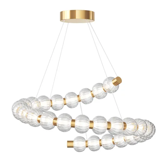 Maytoni Amulet arany-átlátszó LED függesztett lámpa (MAY-MOD555PL-L35G3K) LED 1 izzós IP20