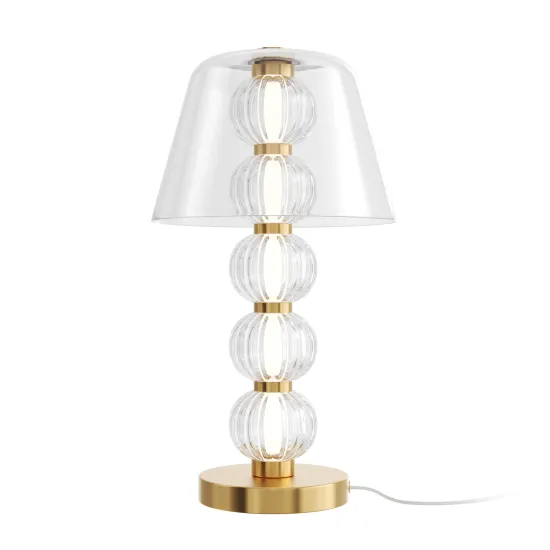 Maytoni Amulet arany-átlátszó LED asztali lámpa (MAY-MOD555TL-L8G3K) LED 1 izzós IP20