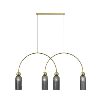 Maytoni Antic arany-barna függesztett lámpa (MAY-MOD302PL-04GR) E14 4 izzós IP20