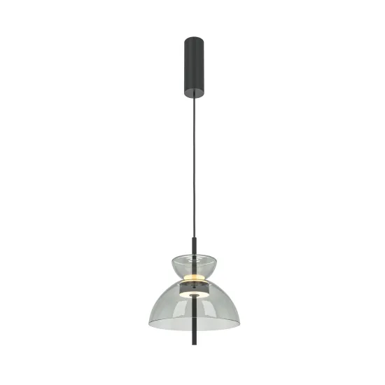 Maytoni Bangkok fekete-szürke LED függesztett lámpa (MAY-MOD185PL-L11B3K2) LED 1 izzós IP20
