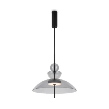 Maytoni Bangkok fekete-szürke LED függesztett lámpa (MAY-MOD185PL-L11B3K3) LED 1 izzós IP20