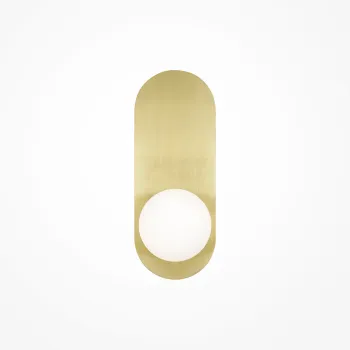 Maytoni Bao arany-fehér fali lámpa (MAY-MOD419WL-01G) G9 1 izzós IP20