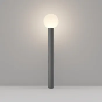 Maytoni Bold szürke-fehér kültéri állólámpa (MAY-O598FL-01GR) E27 1 izzós IP54