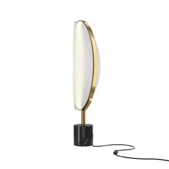 Maytoni Breeze sárgaréz-átlátszó LED asztali lámpa (MAY-MOD281TL-L15BS3K) LED 1 izzós IP20