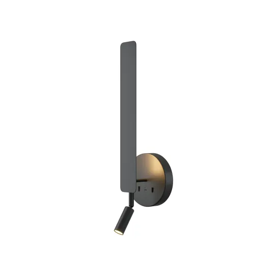 Maytoni Combo fekete LED fali lámpa (MAY-MOD214WL-L8B3K1) LED 1 izzós IP20