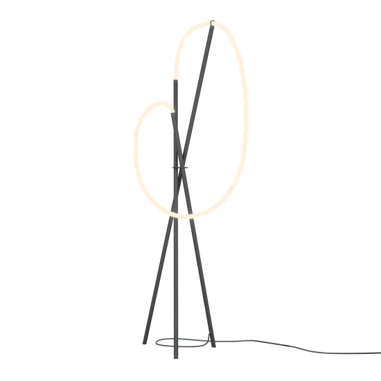 Maytoni Crochet fekete LED álló lámpa (MAY-MOD369FL-L36B3K) LED 1 izzós IP20