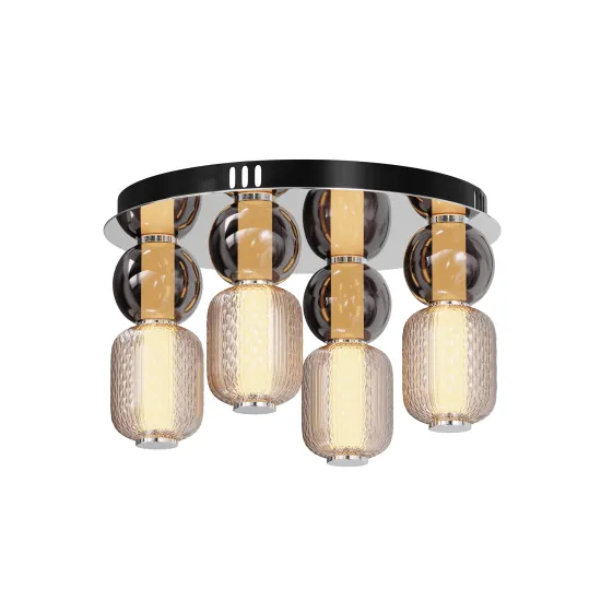 Maytoni Drop króm-szürke LED mennyezeti lámpa (MAY-MOD273CL-L60CH3K) LED 1 izzós IP20