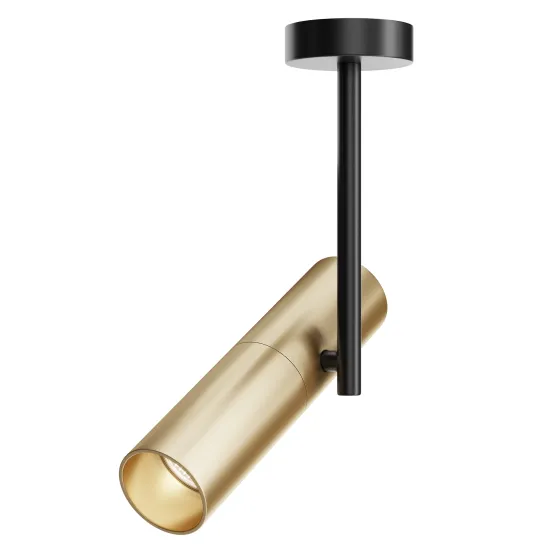 Maytoni Elti fekete-arany mennyezeti lámpa (MAY-C020CL-01GB) GU10 1 izzós IP20