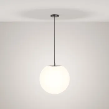 Maytoni Erda fekete-fehér kültéri függesztett lámpa (MAY-O594PL-01B) E27 1 izzós IP54