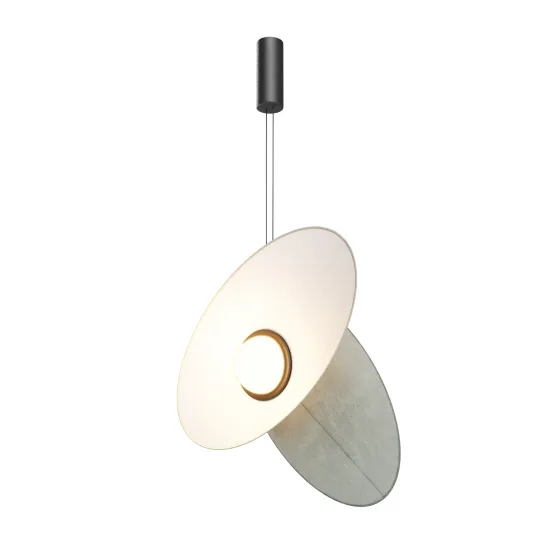 Maytoni Evolution fekete-szürke LED függesztett lámpa (MAY-MOD396PL-L10GR3K) LED 1 izzós IP20