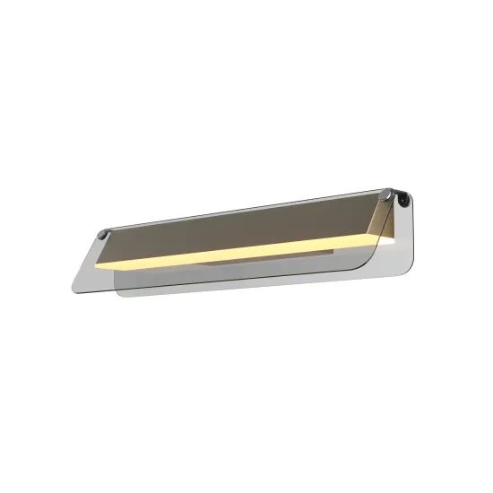 Maytoni Flat fekete-szürke LED fali lámpa (MAY-MOD296WL-L10BS3K) LED 1 izzós IP20
