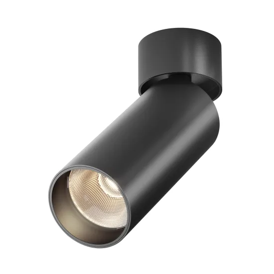Maytoni Focus LED fekete LED mennyezeti lámpa (MAY-C055CL-L12B3K-W-D-B) LED 1 izzós IP20