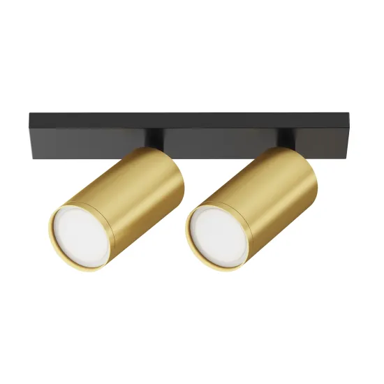 Maytoni Focus S fekete mennyezeti lámpa (MAY-C051CL-U-02BMG) GU10 2 izzós IP20