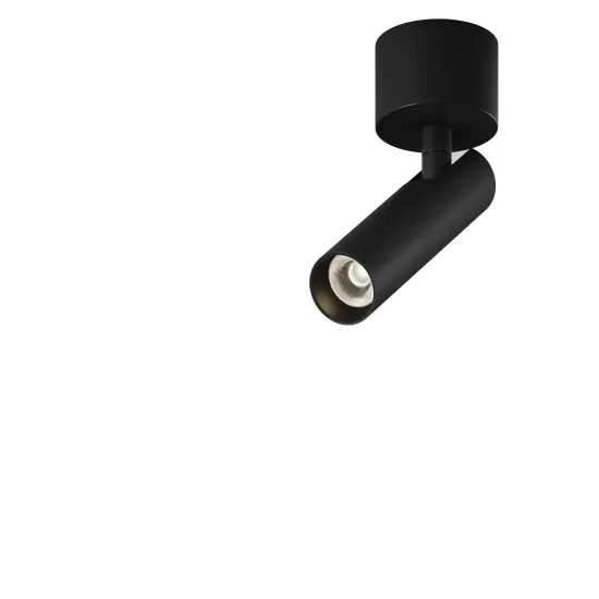 Maytoni Focus T fekete LED mennyezeti lámpa (MAY-C141CL-L125-6W3K-B) LED 1 izzós IP20