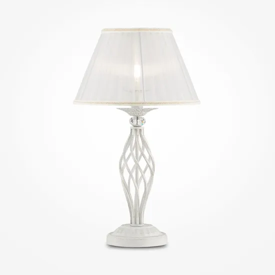 Maytoni Grace fehér asztali lámpa (MAY-ARM247-00-G) E14 1 IP20