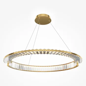 Maytoni Krone arany-átlátszó kristály LED függesztett lámpa (MAY-P097PL-L45G4K) LED 1 IP20