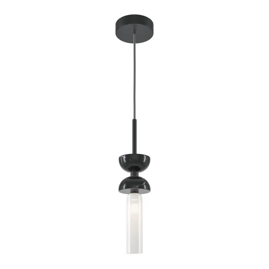Maytoni Kyoto fekete-fehér függesztett lámpa (MAY-MOD178PL-01B) G9 1 izzós IP20