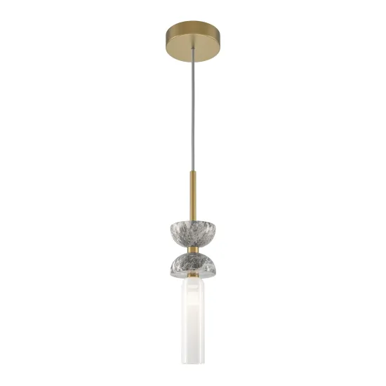 Maytoni Kyoto arany-fehér függesztett lámpa (MAY-MOD178PL-01GR) G9 1 izzós IP20