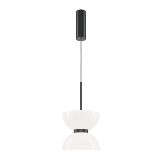 Maytoni Kyoto fekete-fehér LED függesztett lámpa (MAY-MOD178PL-L11B3K) LED 1 izzós IP20