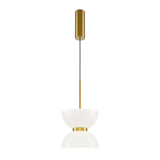 Maytoni Kyoto arany-fehér LED függesztett lámpa (MAY-MOD178PL-L11G3K) LED 1 izzós IP20