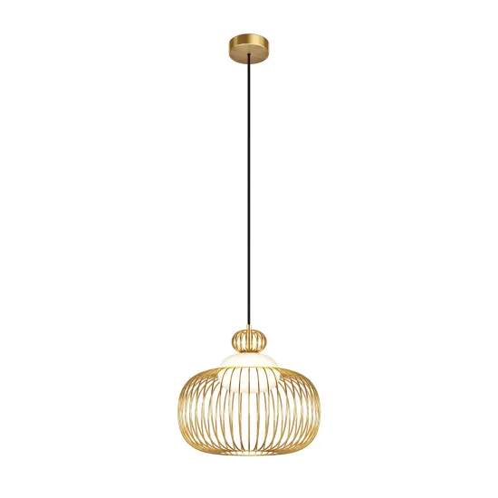 Maytoni Levitation sárgaréz-fehér függesztett lámpa (MAY-MOD376PL-01G) G9 1 izzós IP20
