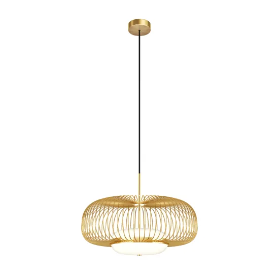 Maytoni Levitation sárgaréz-fehér LED függesztett lámpa (MAY-MOD376PL-L30G3K) LED 1 izzós IP20